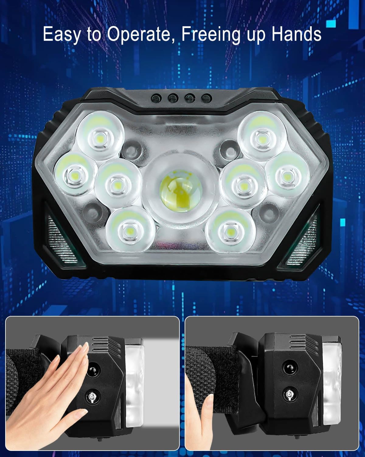 Paint Spary Gun Light, 2500 Lumens Super Bright with 7 Mode, 45° Adjustables Body Paint Sprayer Attachment, USB Rechargerable