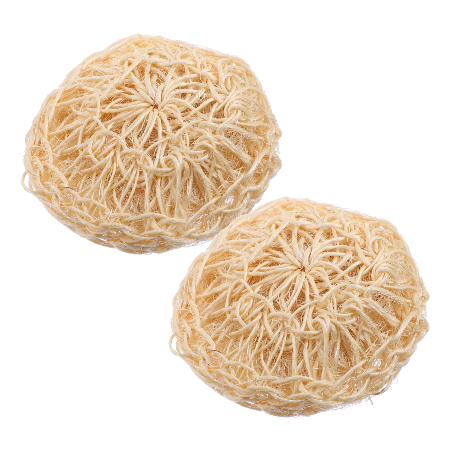 OSOLADY 2Pcs Sisal Bath Balls Organic Shower Scrubbers for Exfoliating Skin Durable Bath Sponge for Comfortable Body Cleansing for Daily Use The Shower Bath