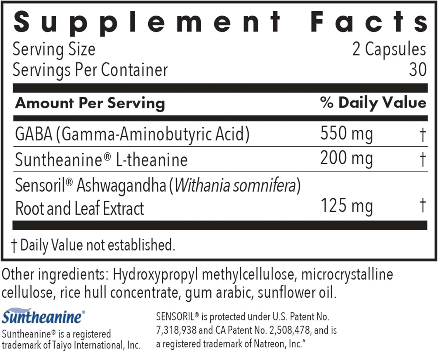 Nutricology Zen Adapt Supplement - Stress Support Blend, Sensoril Ashwagandha, GABA, L-Theanine, Hypoallergenic, Vegetarian Capsules - 60 Count - Image 2