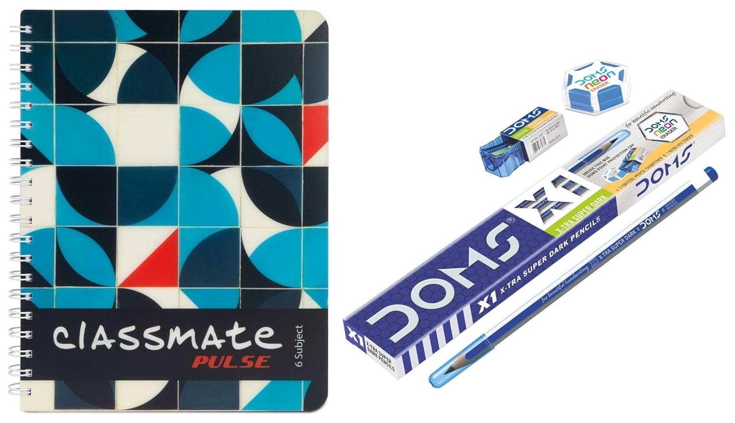 Classmate Premium 6 Subject Spiral Notebook 203Mm X 267Mm, Soft Cover