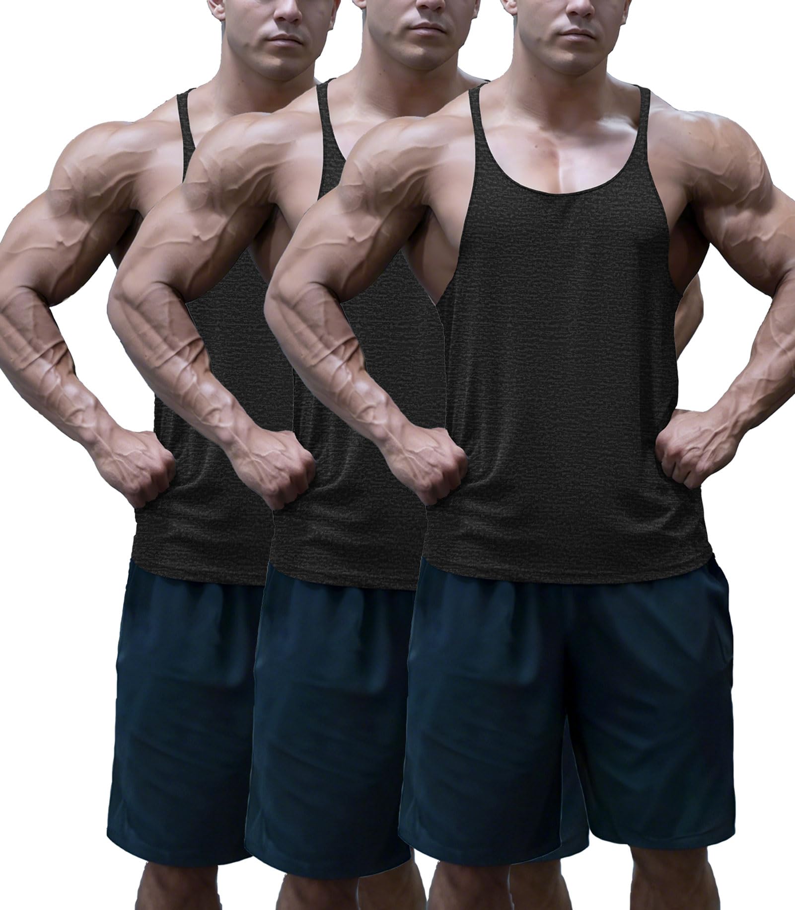 Męska koszulka fitness na ramiączk,sportowe koszulki kulturystyczne szybkoschnące koszulki na ramiączkach Tombre Gym