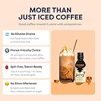 Vista 26 de Javy Coffee - Concentrado descafeinado y micro-dosis de 30 veces de preparación fría, tostado artesanal, concentrado de café líquido, café frío