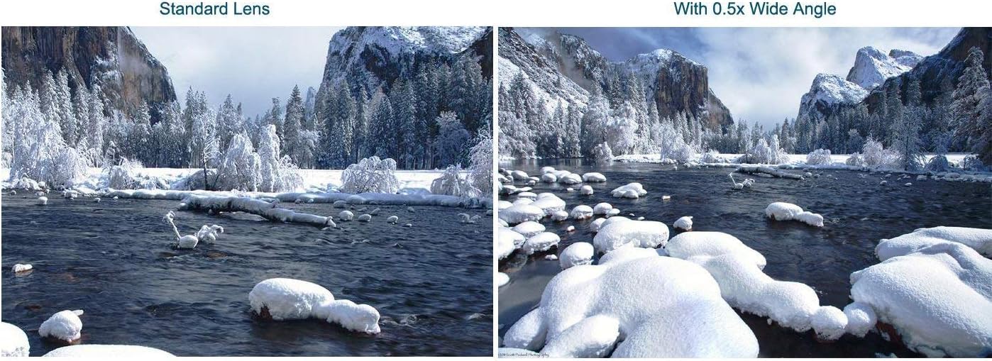 0.5X High Grade (Chrome) Wide Angle Conversion Lens (30.5mm) for JVC Everio GZ-HD320 & GZ-HD320B