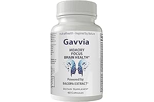 Gavvia Focus Memory Brain IQ Health Pro Mind Complex Original Nutra4health Supplements 60 Capsules