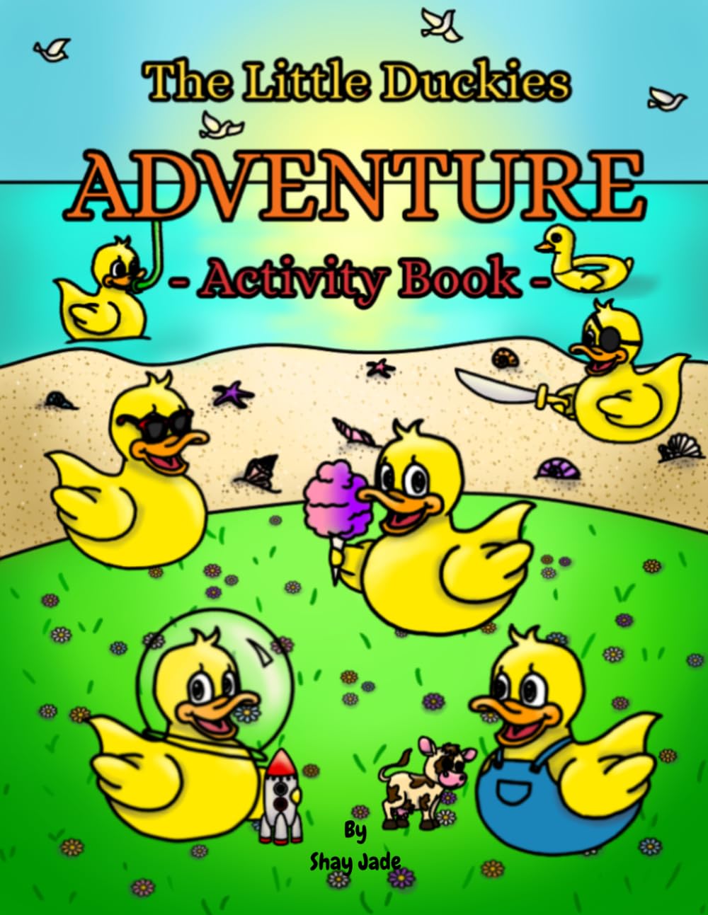 The Little Duckies Adventure Activity Book: A Fun Kids Activity Book with Mazes, Word Searches, Drawing Games, Jokes & More for Ages 4–8