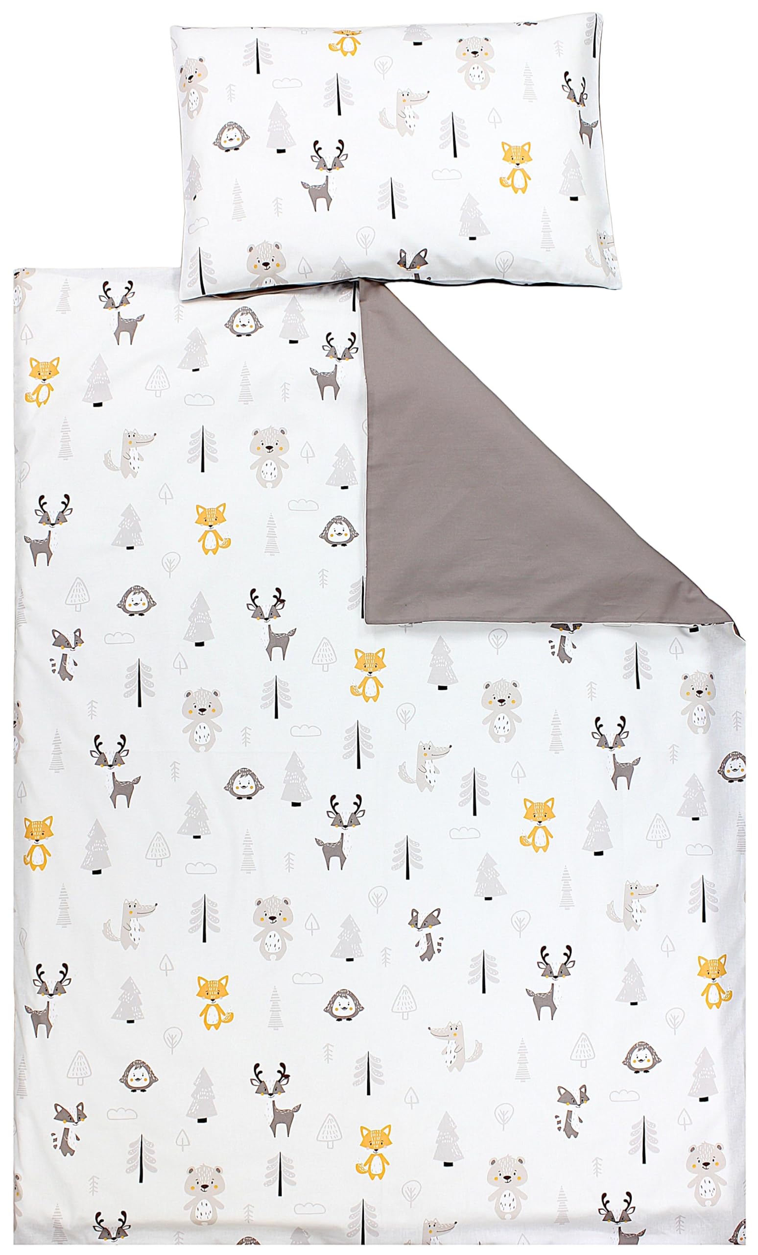 TupTam Juego de Ropa de Cama para Niños, de 2 Piezas., Zorros en el avión/Verde, 120x90 cm — view 23