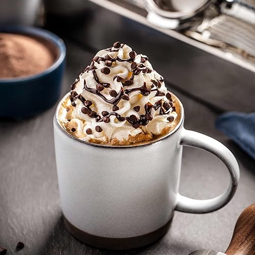 Vista 43 de Ghirardelli - 72% chispas de chocolate de cacao, bolsa de 5 libras con cuchara barista estampada Ghirardelli