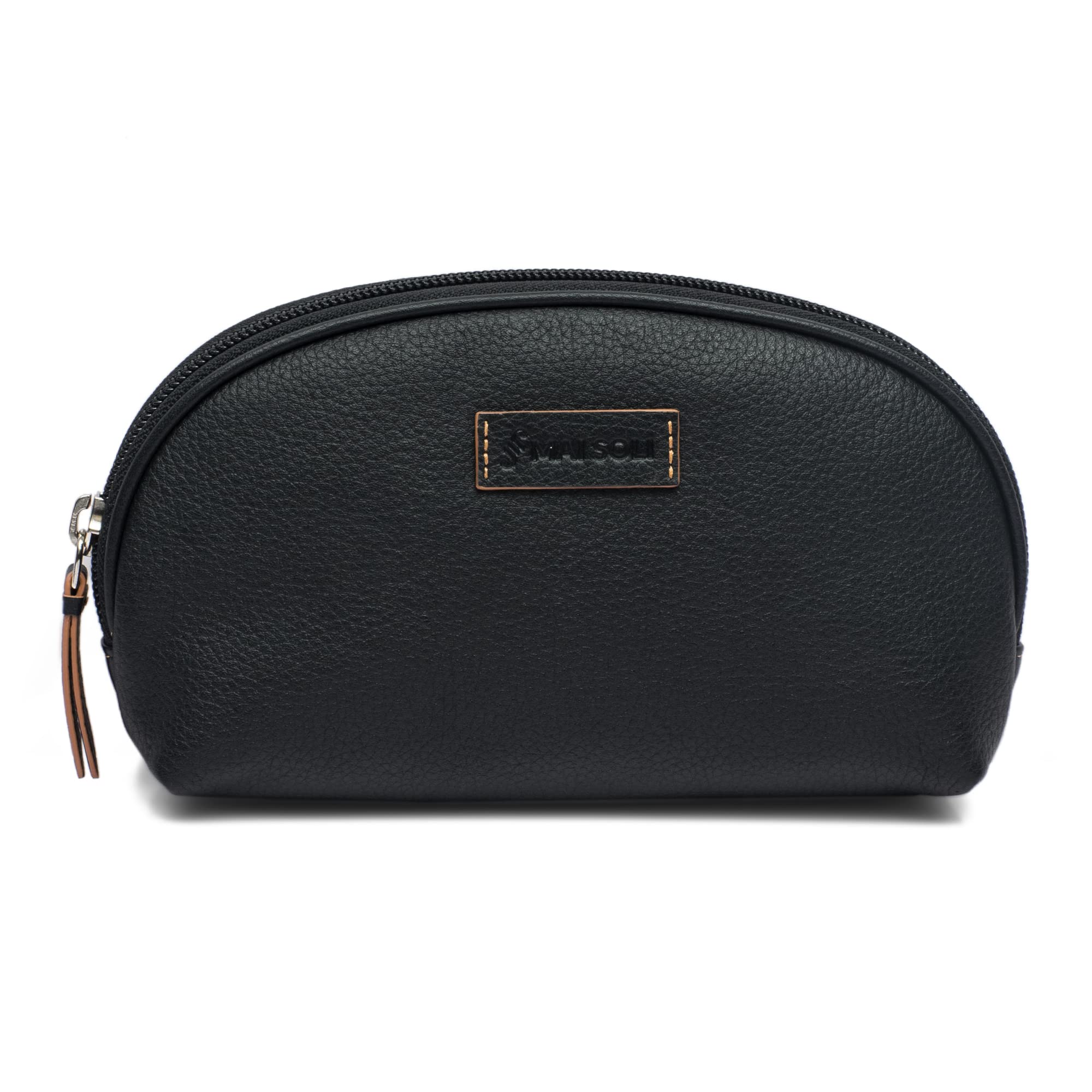 Mai Soli Dome Large Womens Leather Cosmetic Pouch Organiser Kit