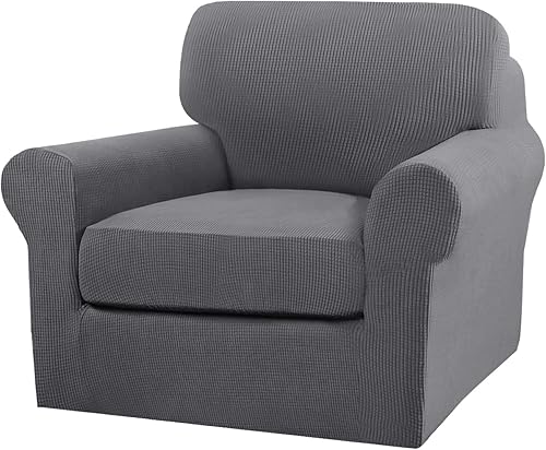 2 fundas para sillas de sala de estar, funda para sofá con fundas de cojín individuales, funda de muebles para sillas con tela jacquard gruesa disponible en Yaxa Colombia