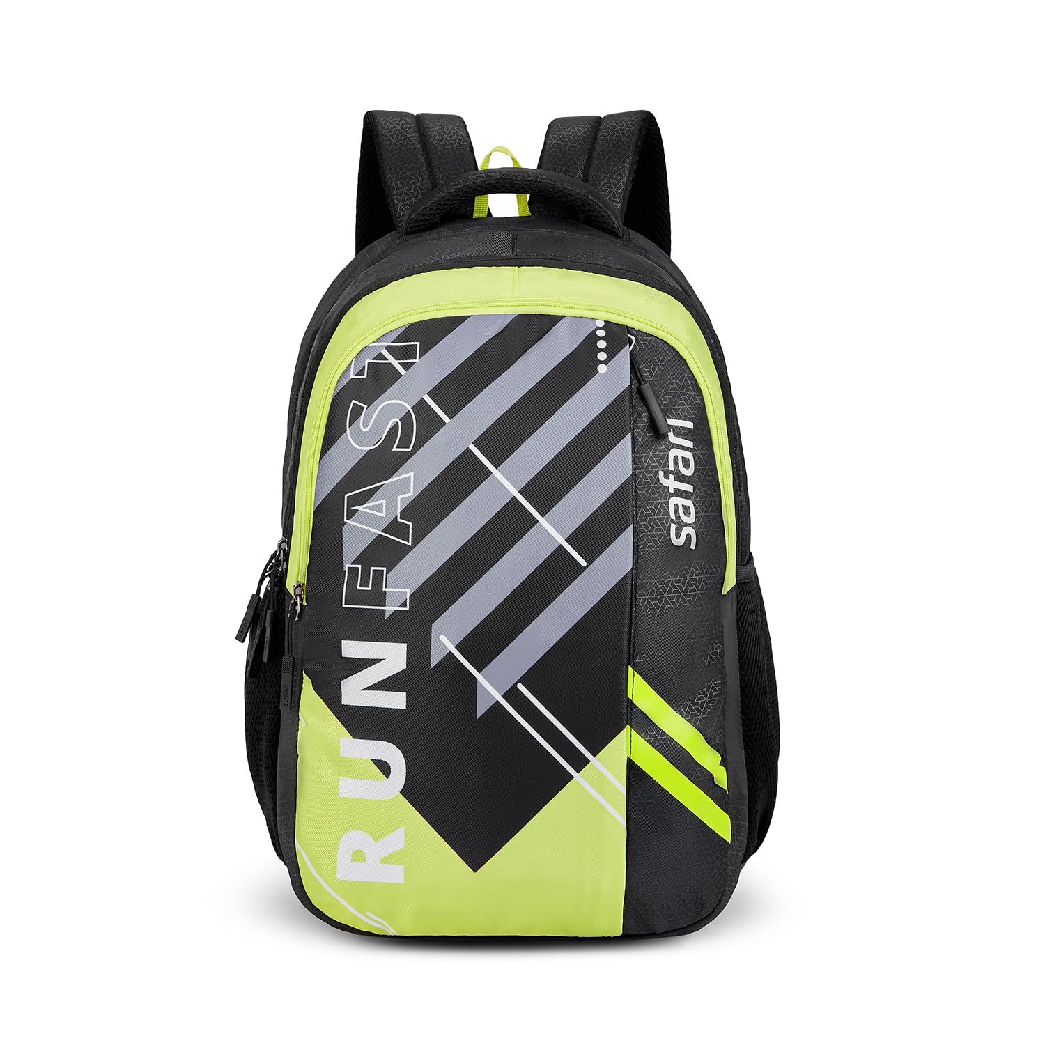 Safari Triplex 37L Casual Backpack with Armor Base, 3 Compartments, Bottle Holder Pocket, Front Pocket, Printed School Bag for Boys and Girls, College Backpack, Office Bag, Travel Bag