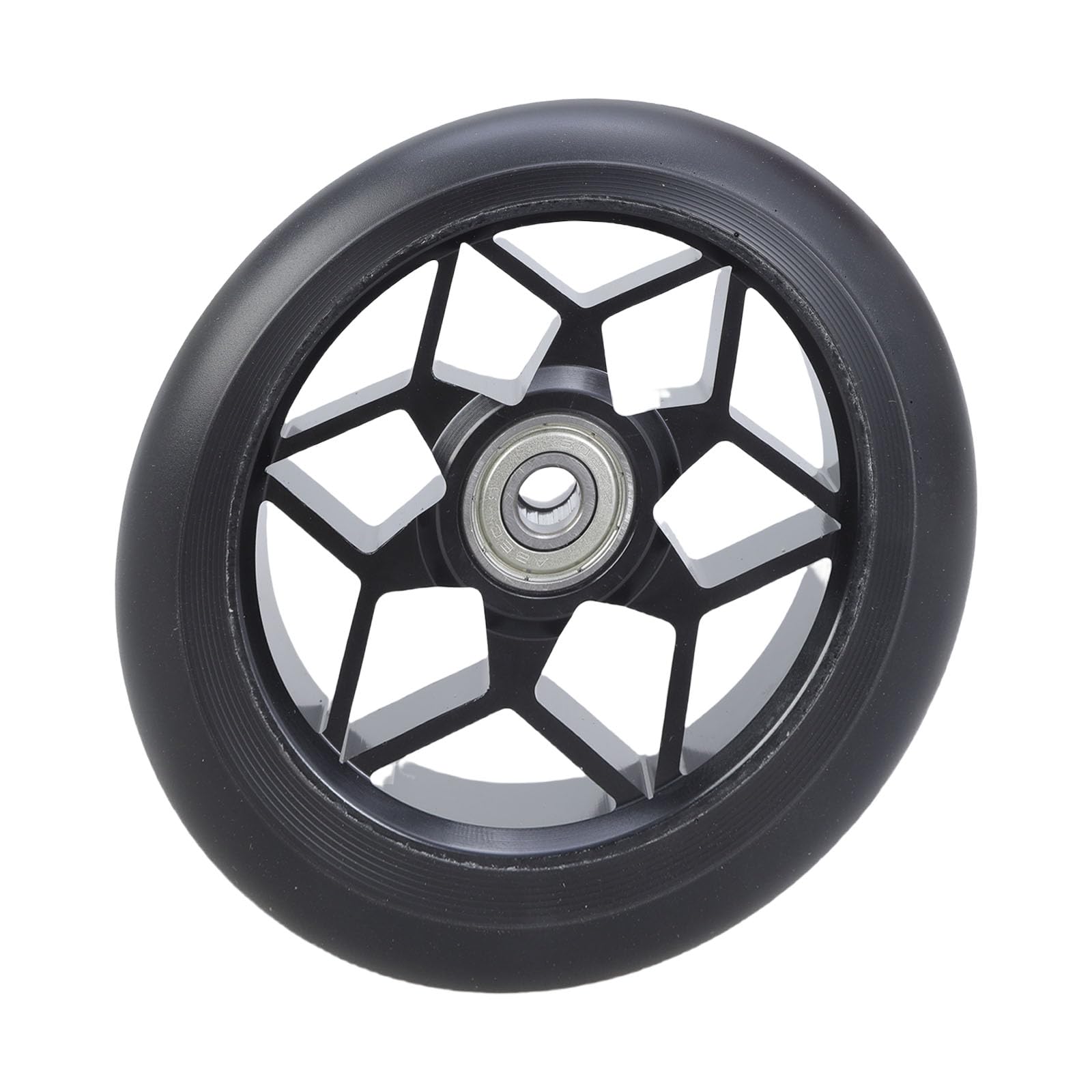 XAGMODSHN 110mm High Scooter Wheel Aluminum Alloys Scooter Wheel with Bearings Kick Accessories Enduring Stunt Replacement