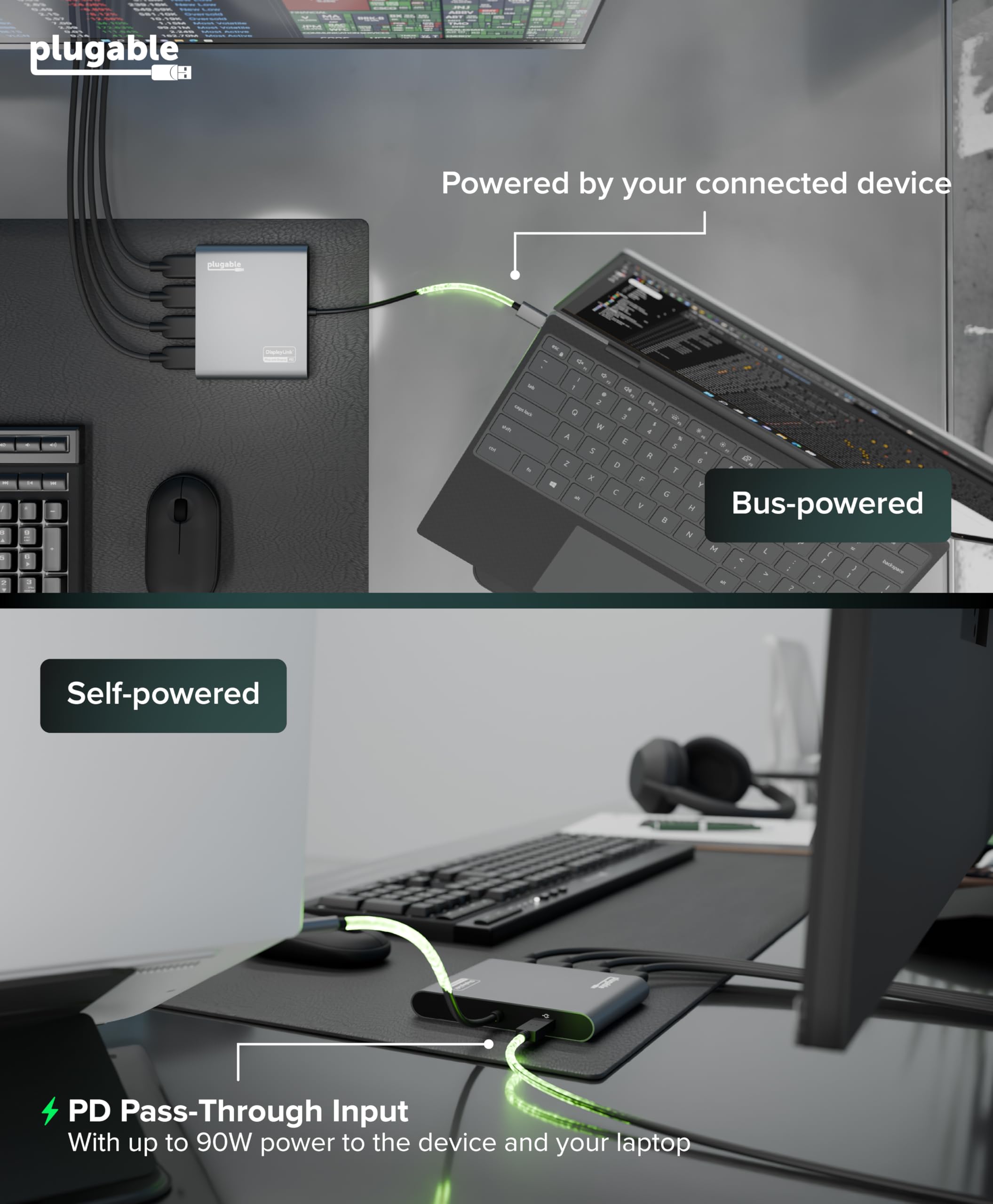 Amazon.co.jp: Plugable USB-C 4K HDMI グラフィック変換アダプタ 4 台