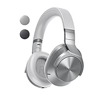 Technics EAH-A800E-S Cuffie Wireless, Auricolari Bluetooth Multipoint Over Ear, con Cancellazione Rumore e Microfono, 50 ore di Riproduzione, Argento