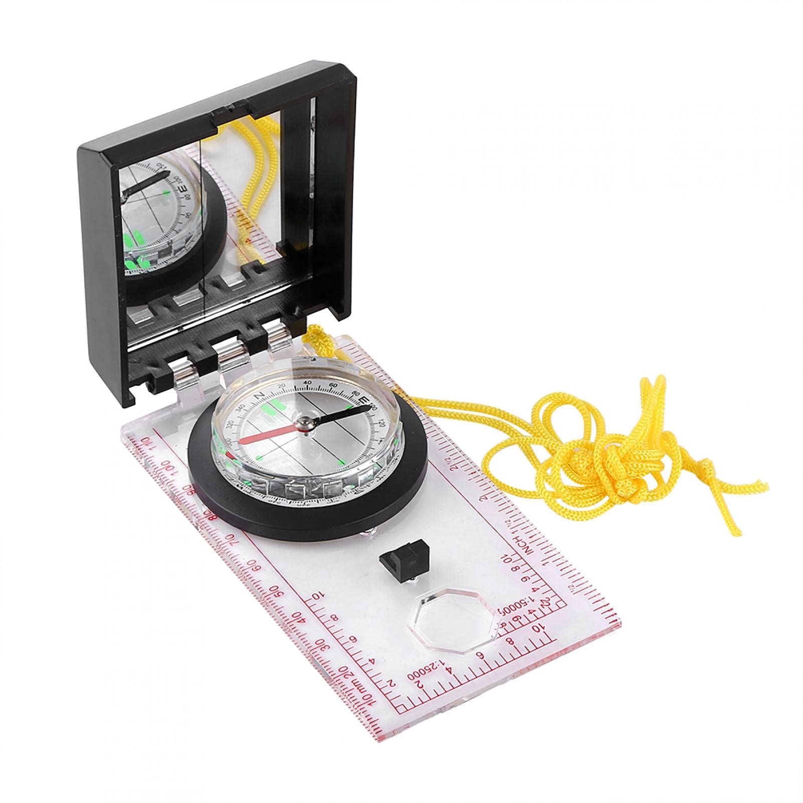 Portable Navigation Compass with Ruler, Multifunction Outdoor Direction Finder, Lightweight and Durable for Travel, Trekking, Hiking, Camping and Survival Gear Use-picture-28