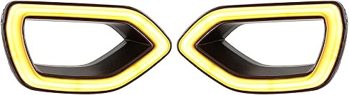 Miniatura 6 de KUAFU Luces LED delanteras para rejilla compatibles con Dodge Charger Daytona SRT Scat Pack SXT y R/T 2015-2022, lámparas de parrilla de parachoques