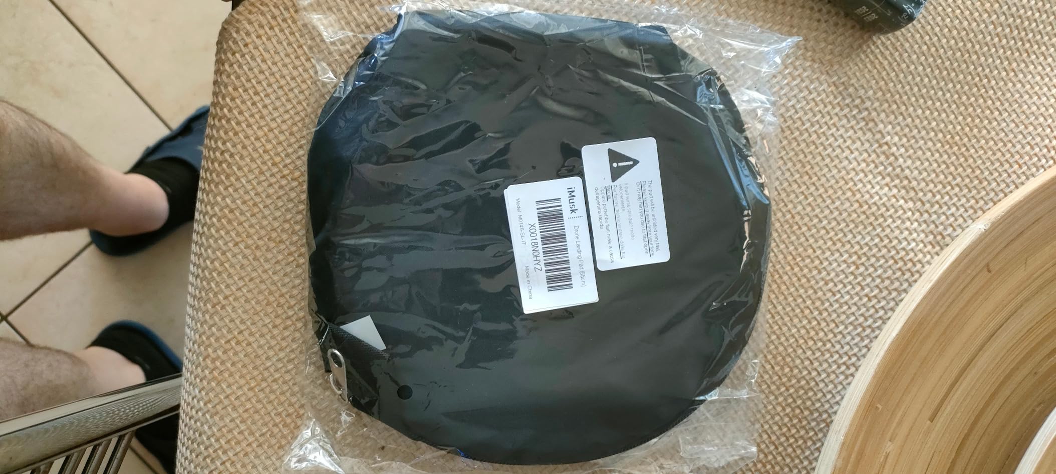 Tappetino Di Atterraggio Per Drone Autel Robotics 75cm Arancione - Portatile Impermeabile - Foto 3