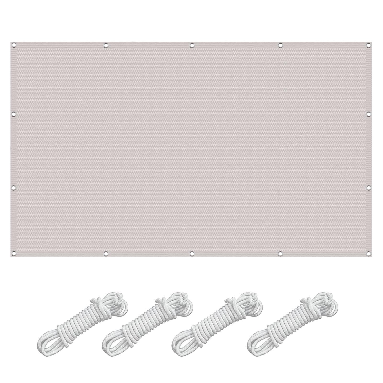 Voile solaire rectangulaire 1.2 x 6.5 m pour éliminer la chaleur sous la pergola