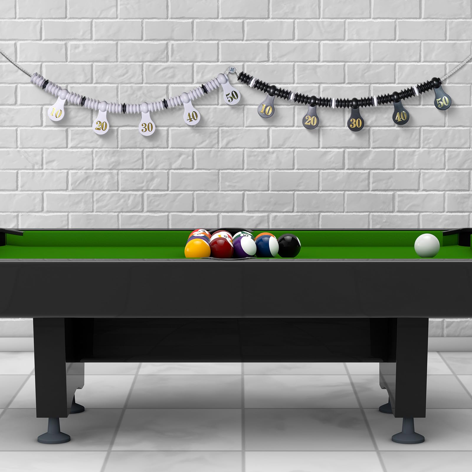 Tabellone segnapunti da biliardo, segnapunti da biliardo, dispositivo di punteggio per giochi da tavolo, sistema di punteggio per arbitro, 119 cm