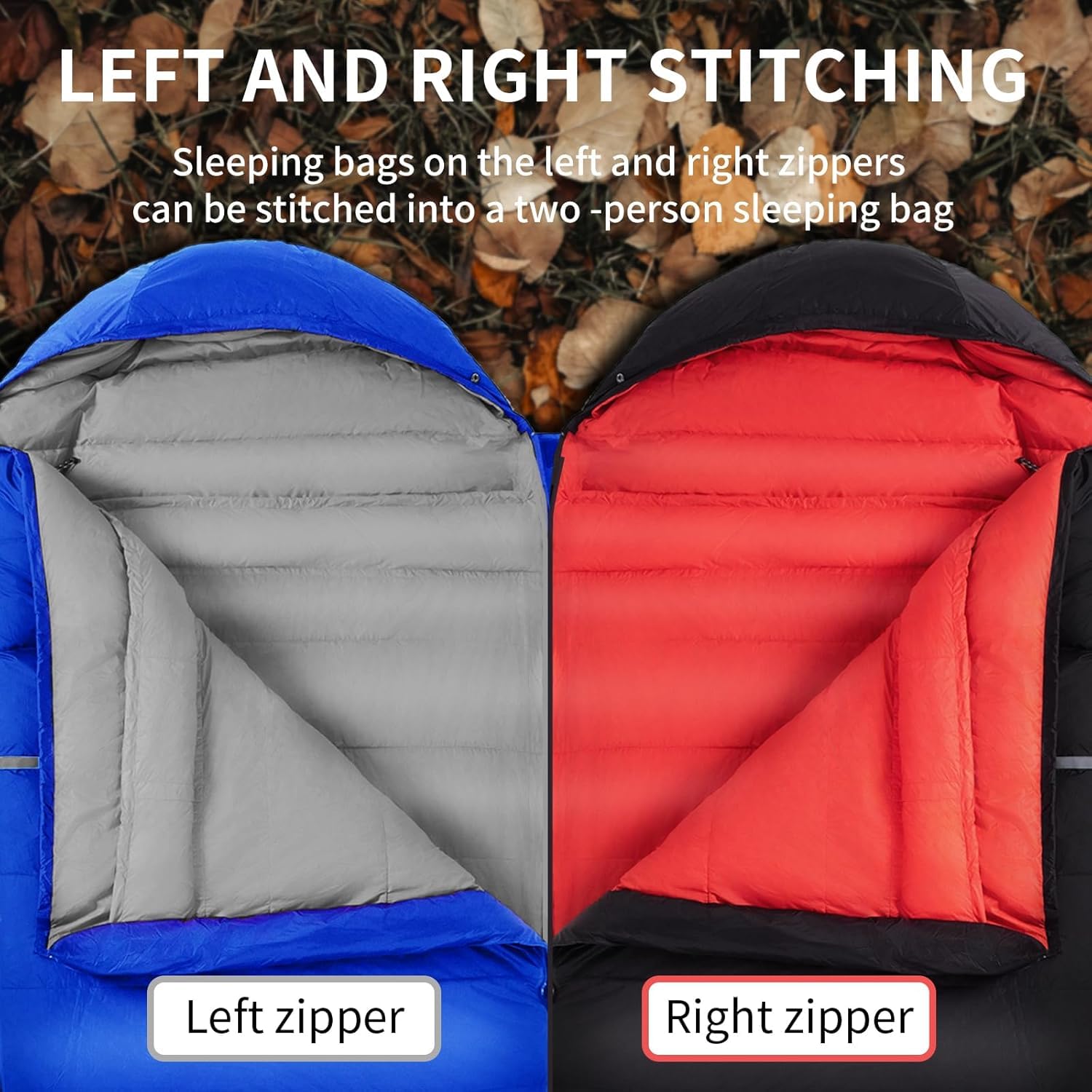 Śpiwór Zimowy Outdoor Warm Down Sleeping Bag -3°C do -18C° Lekki koc śpiwór na kemping, wędrówki i trekking na zewnątrz