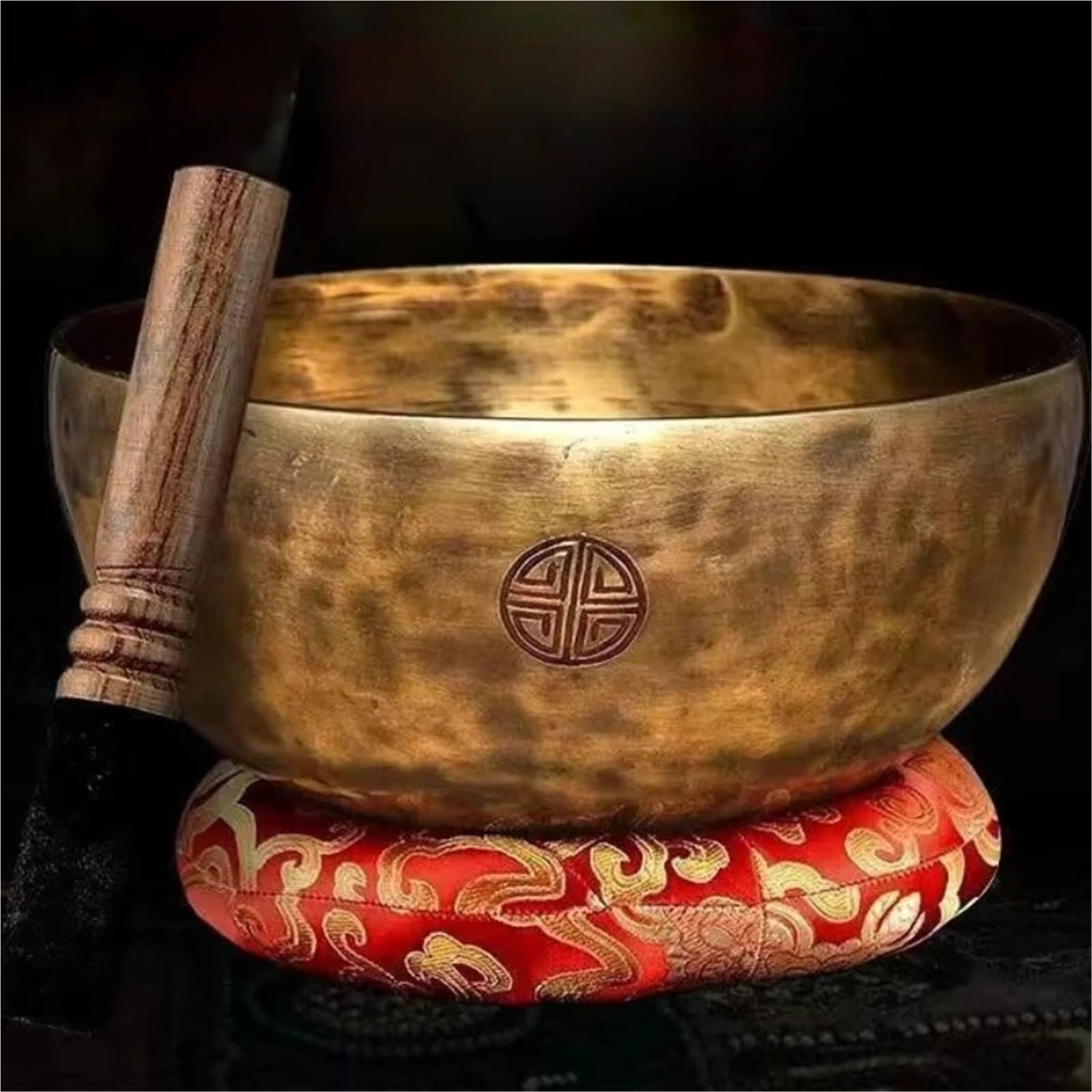 Klangschale Klangschale Vollmond Mallet Kissen Kupfer Musiktherapie