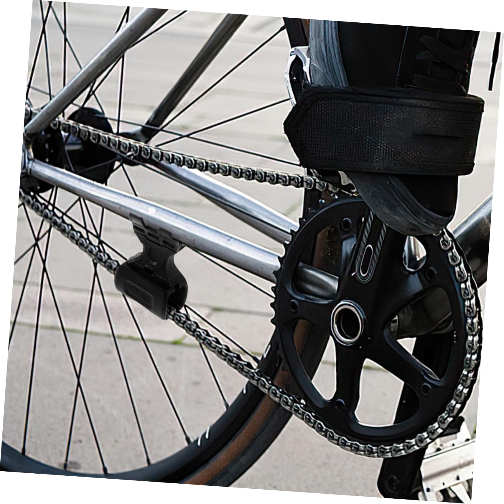 Hemobllo 5 Pezzi tendicatena montagna guida catena protettore della all'aperto guardiano della della bicicletta protezione della della bicicletta plastica Nero