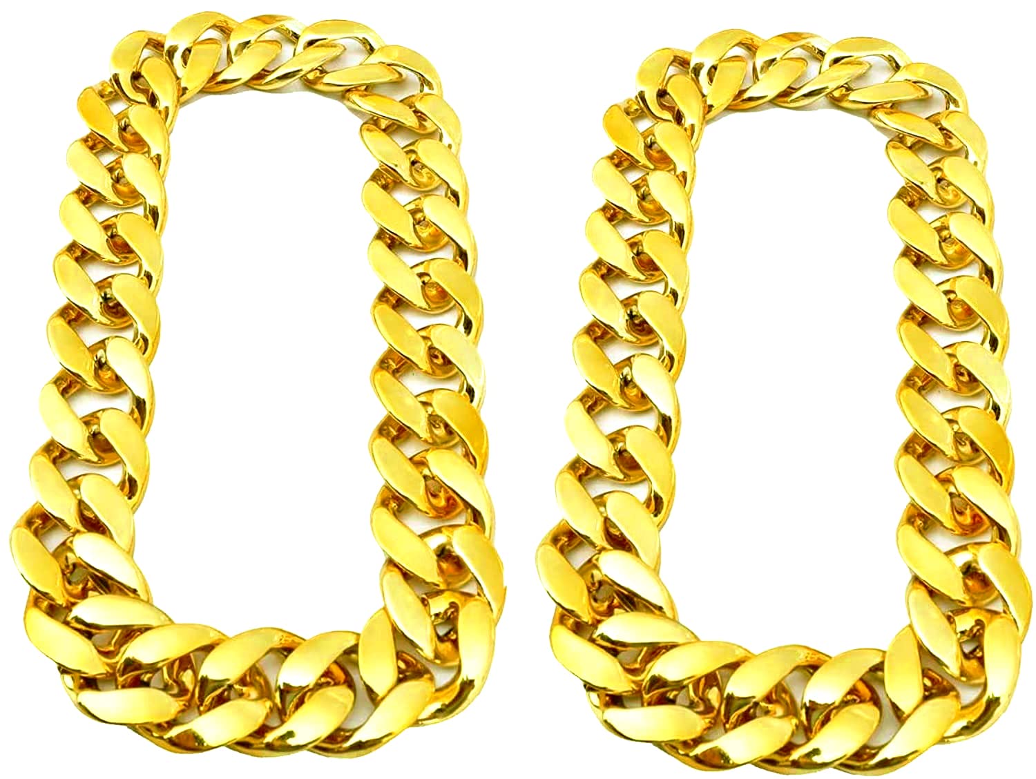 90s Punk Style Turnover Chain Necklace 