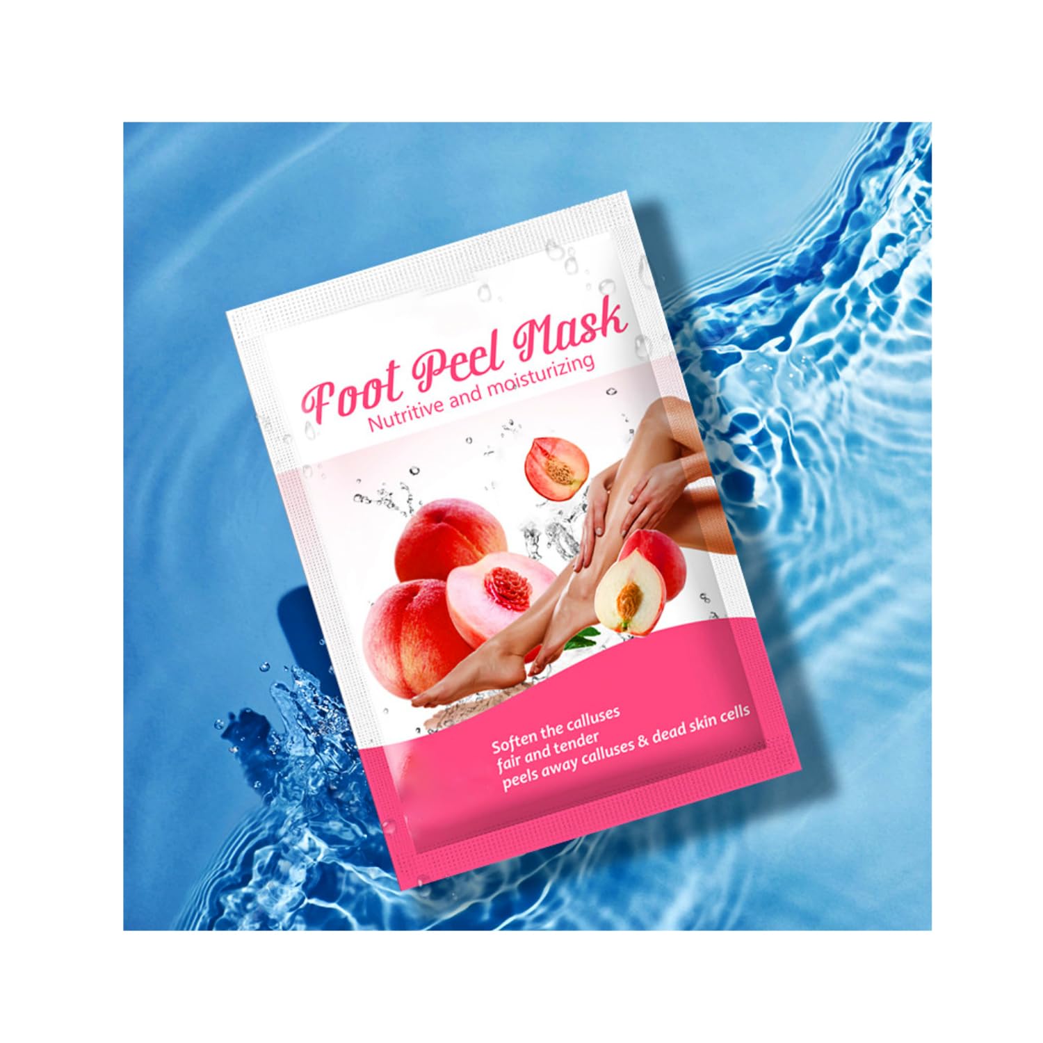 Foot Peel Mask 3 Pack, Exfoliating Foot Masks,Lavender and Aloe Vera Gel for Men and Women Natural Exfoliator for Dry Dead Skin, Callus, Repair Rough Heels for Men Women