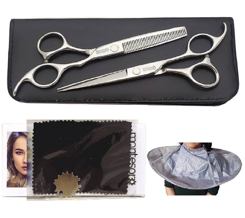 Amazon | montesoro 6点 ヘアカットハサミ セニング 散髪用