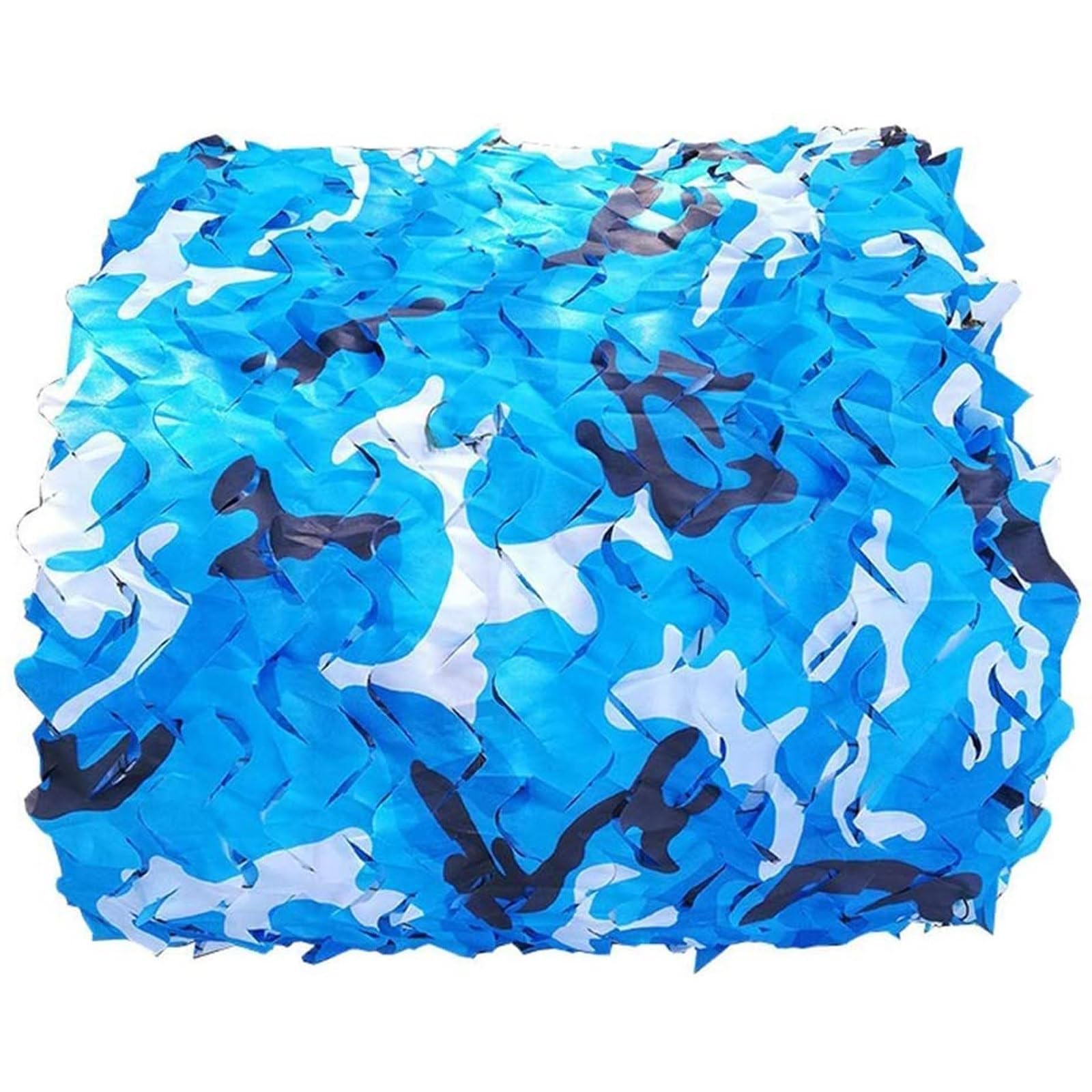Red de Camuflaje Azul para Decoración de Exteriores - Malla de Sombreado Transpirable para Patio, Escondite de Fotografía y Fiestas