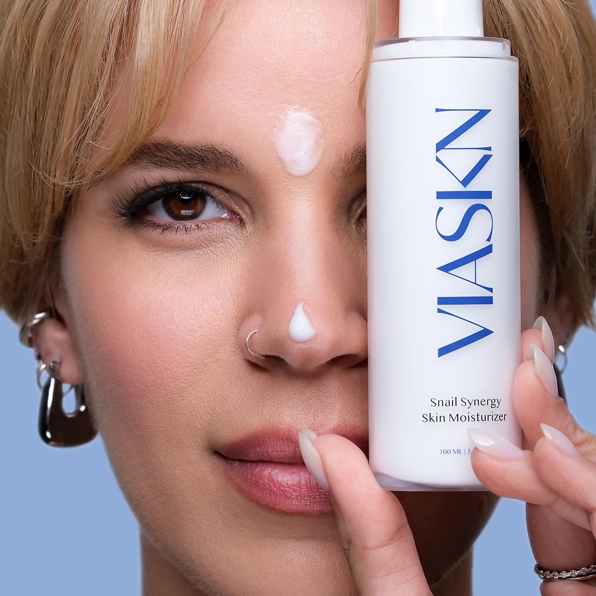 Synergy Moisturizer – Korean Snail Mucin Anti-Aging Cream for Wrinkles & Fine Lines – Hydrating, Firming Face Cream with Cica, Adenosine & Berry Complex