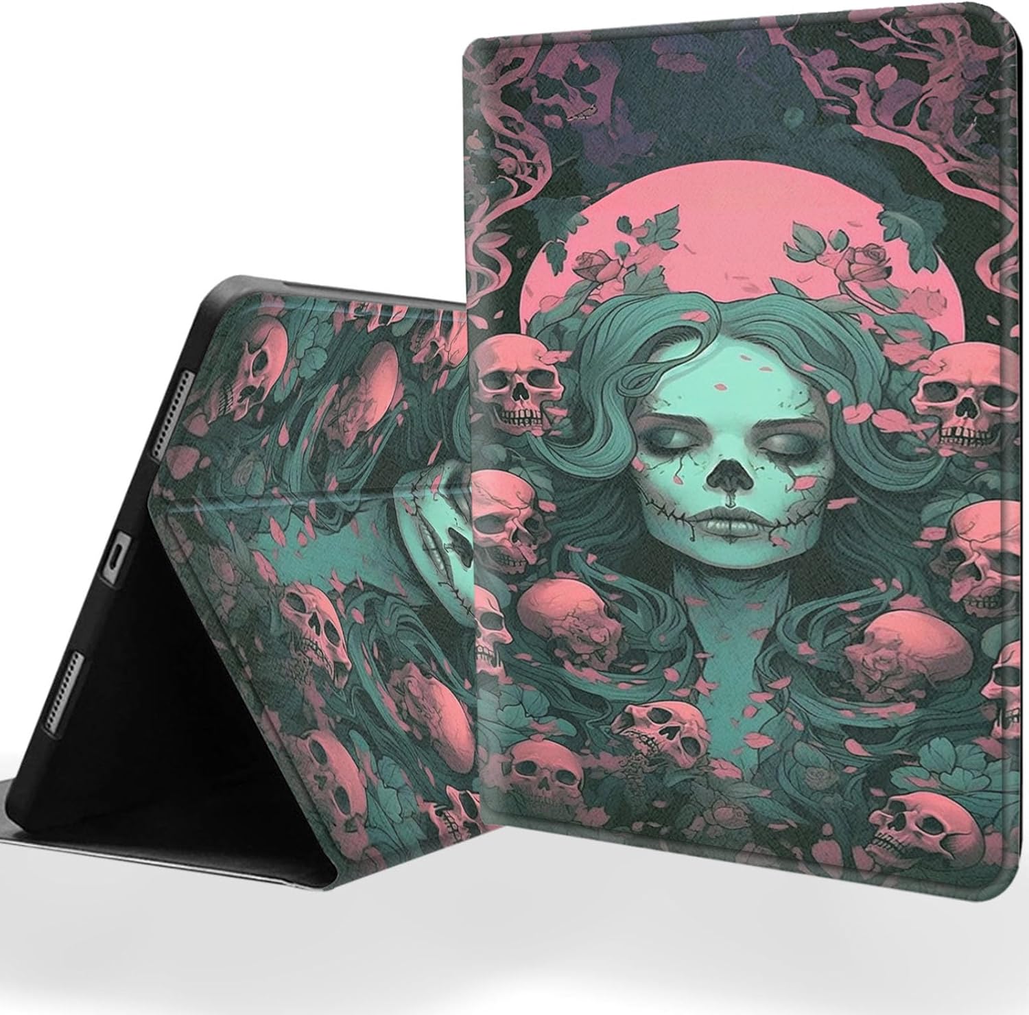 Tablet Case for iPad 10th Generation 10.9 Inch with Magnetic Auto Wake/Sleep and Multi-Angle Adjustable Stand Cover - Highland Cow