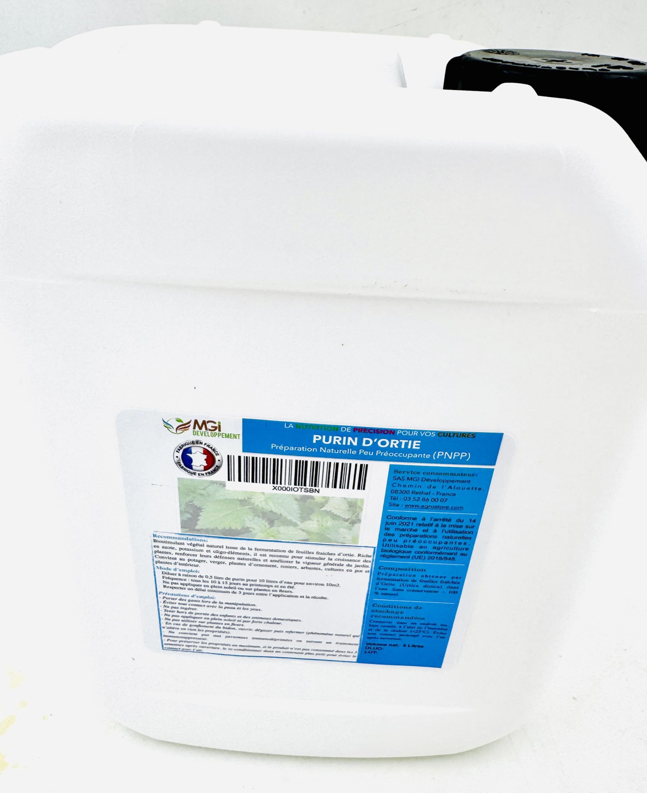 Lot de 3 Purins Naturels – Ortie, Prêle & Consoude – Biostimulants Végétaux 100% Naturels – Préparations Naturelles Peu Préoccupantes (PNPP) – Agriculture Biologique – France - 3 x 5 L