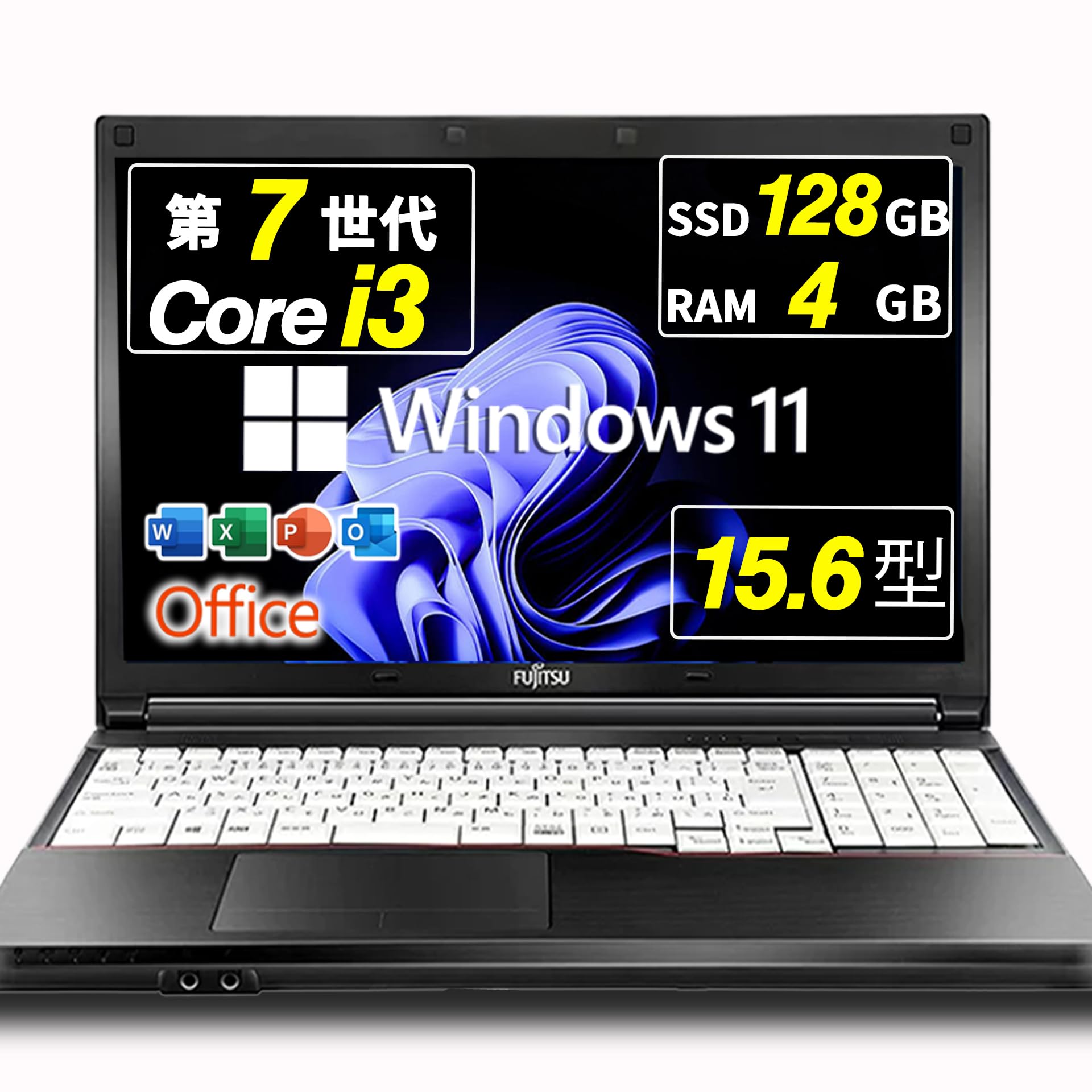 Amazon.co.jp: 【整備済み品】 ノートパソコン FMV Lifebook A577 15.6