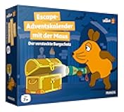FRANZIS 67169 - Escape Advent Calendar with the Mouse - The Hidden Castle Treasure, 24 Exciting Puzzles for the Advent Season, for Children from 7 Years