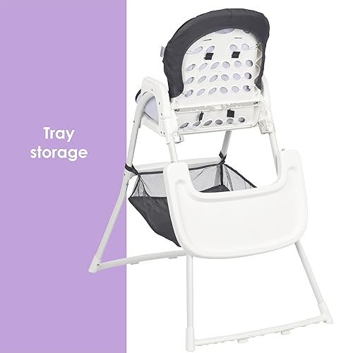 Miniatura 8 de Baby Trend Silla alta con pliegue plano, color negro estelar