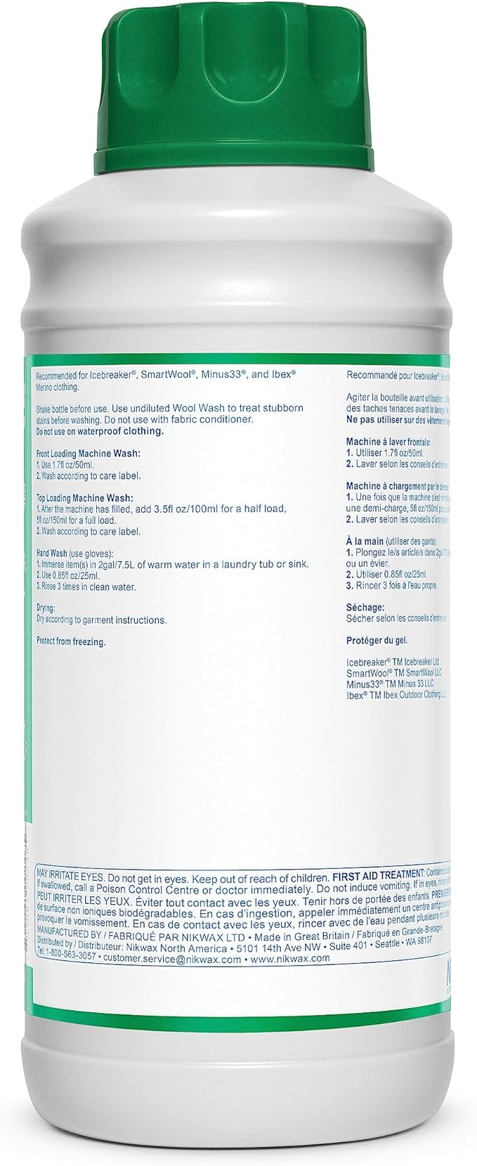 Nikwax Wool Wash, 1000ml miniatura 2