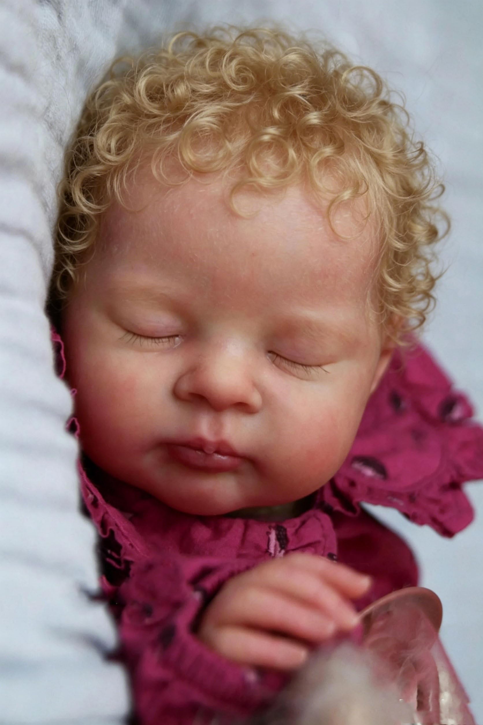Anano Floppy Silicone Reborn Baby Dolls Realistic Babies 18 Inch Real Life Like Silicone Baby Dolls Realistic Infant With Hair For Kid 3+ Gift (Squishy & Cute)