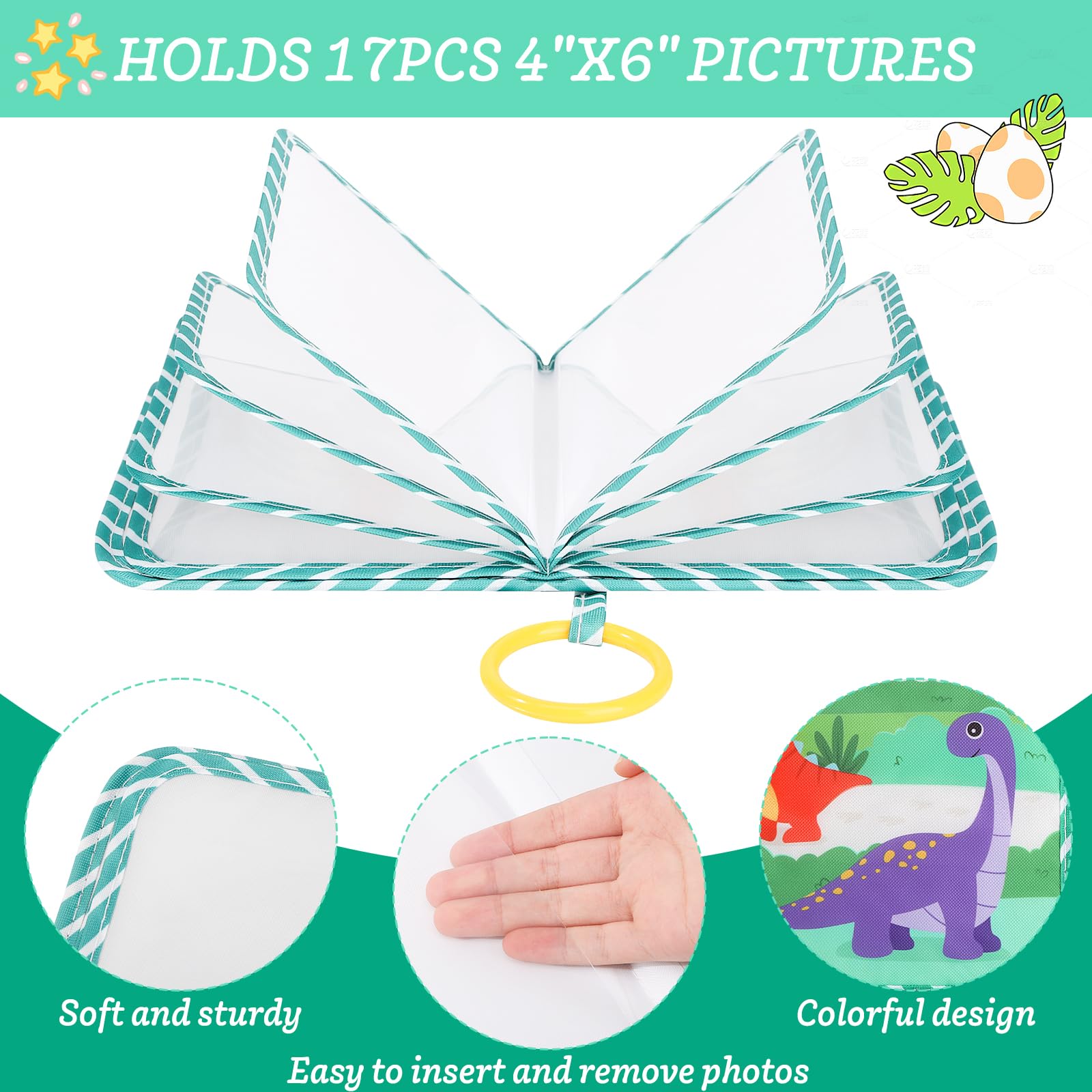 Baby-Fotoalbum, weiches Babybuch für das erste Jahr, Baby-Fotobuch | Mein erstes Fotobuch mit Waldtieren – Babyalbum für 10 x 15 cm große Bilder für Erinnerungsalbum Babyparty