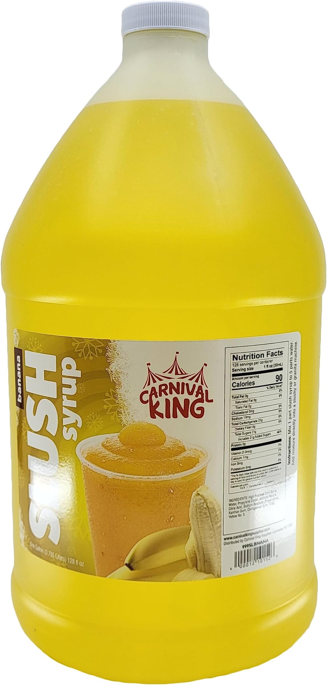 TableTop King 1 Gallon Pineapple Slushy Syrup Grocery