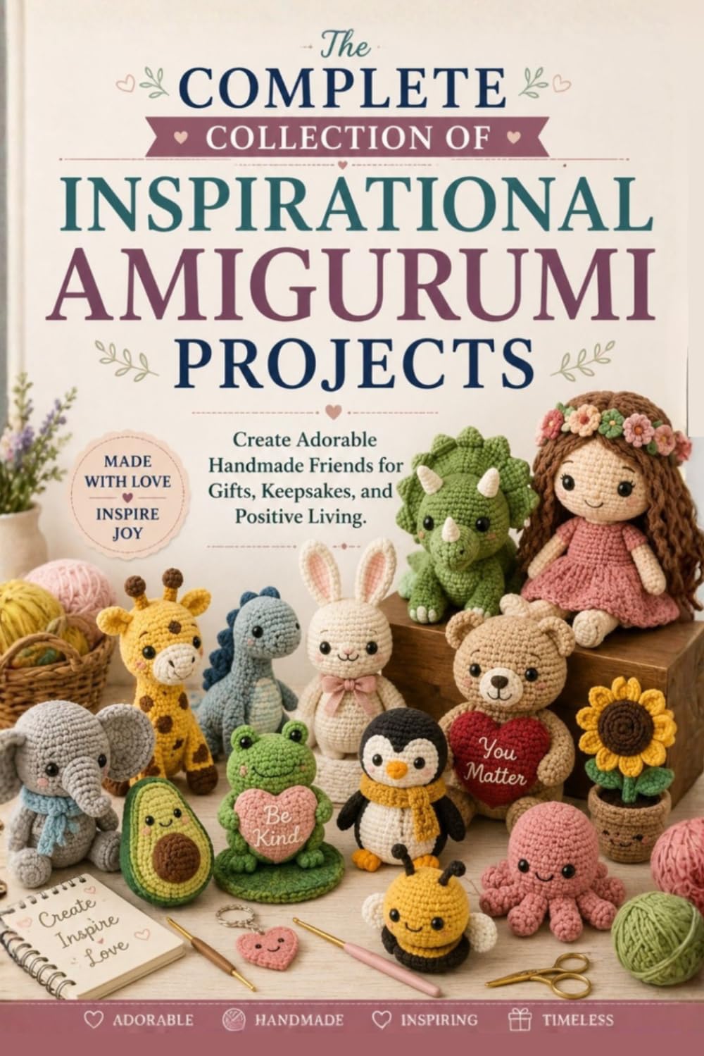 The Complete Collection of Inspirational Amigurumi Projects: Create Adorable Handmade Friends for Gifts, Keepsakes, and Positive Living