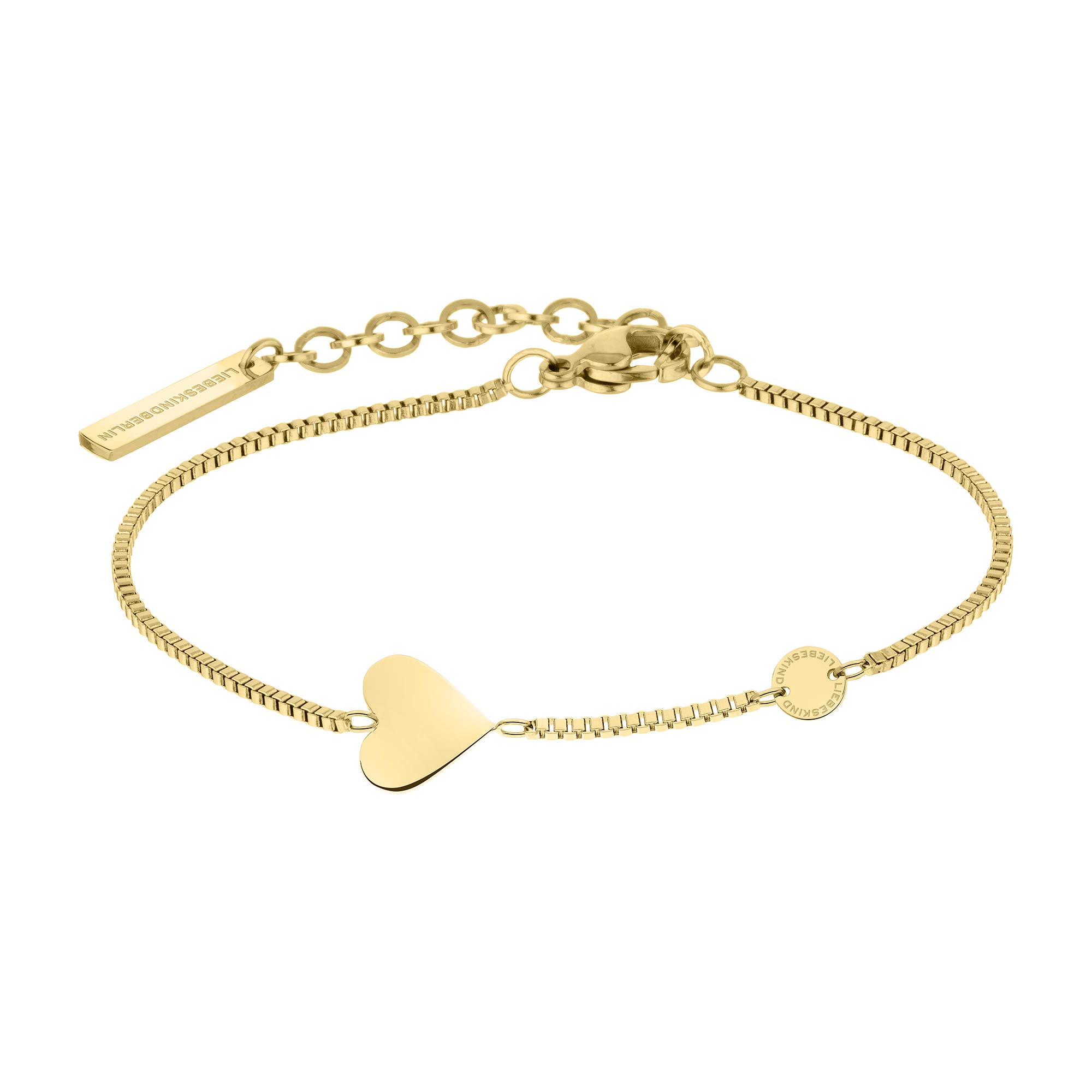 LIEBESKIND BERLIN Herz-Schmuck Damen Edelstahl Kette Armband Ohrringe Herzanhänger