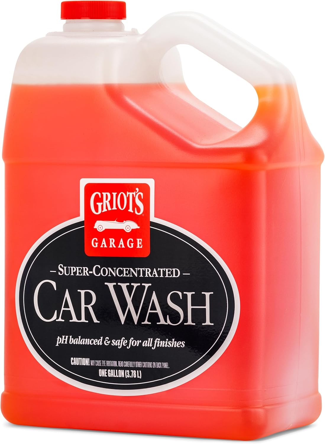 Griot's Garage Super-Concentrated Car Wash for Vehicle Washing and Cleaning, Foaming Liquid Soap, Won't Strip Waxes, Sealants or Ceramic Coatings, pH Balanced, 11103, One Gallon