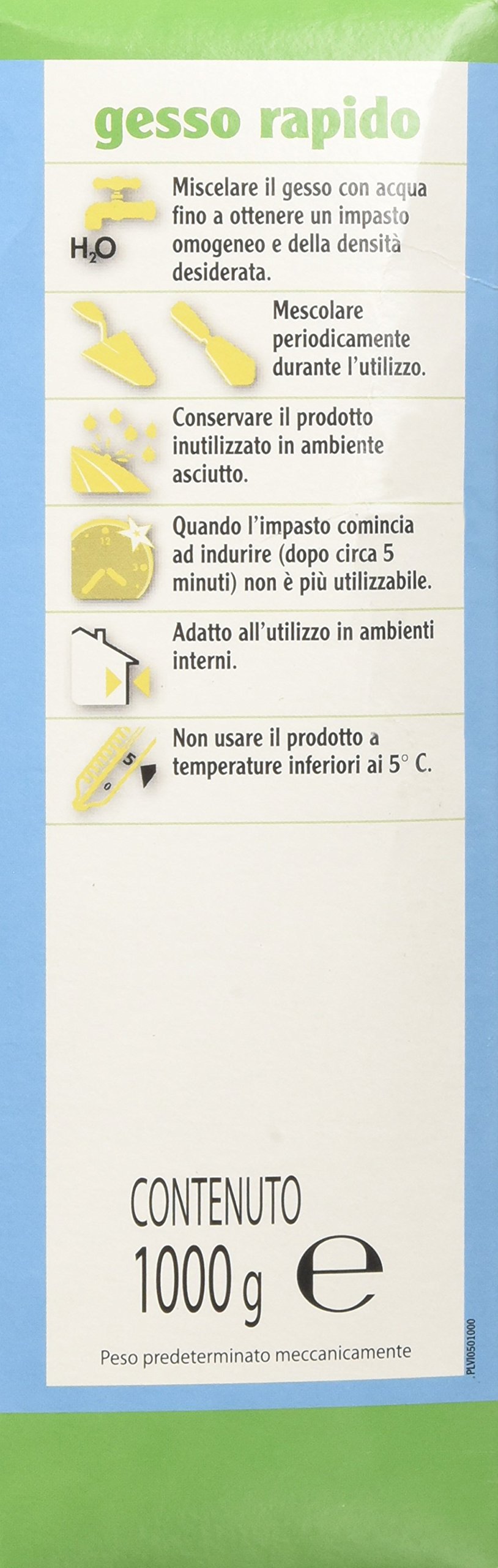 Gesso Rapido Murario In Polvere - Per Fissaggi E Riparazioni - Foto 11