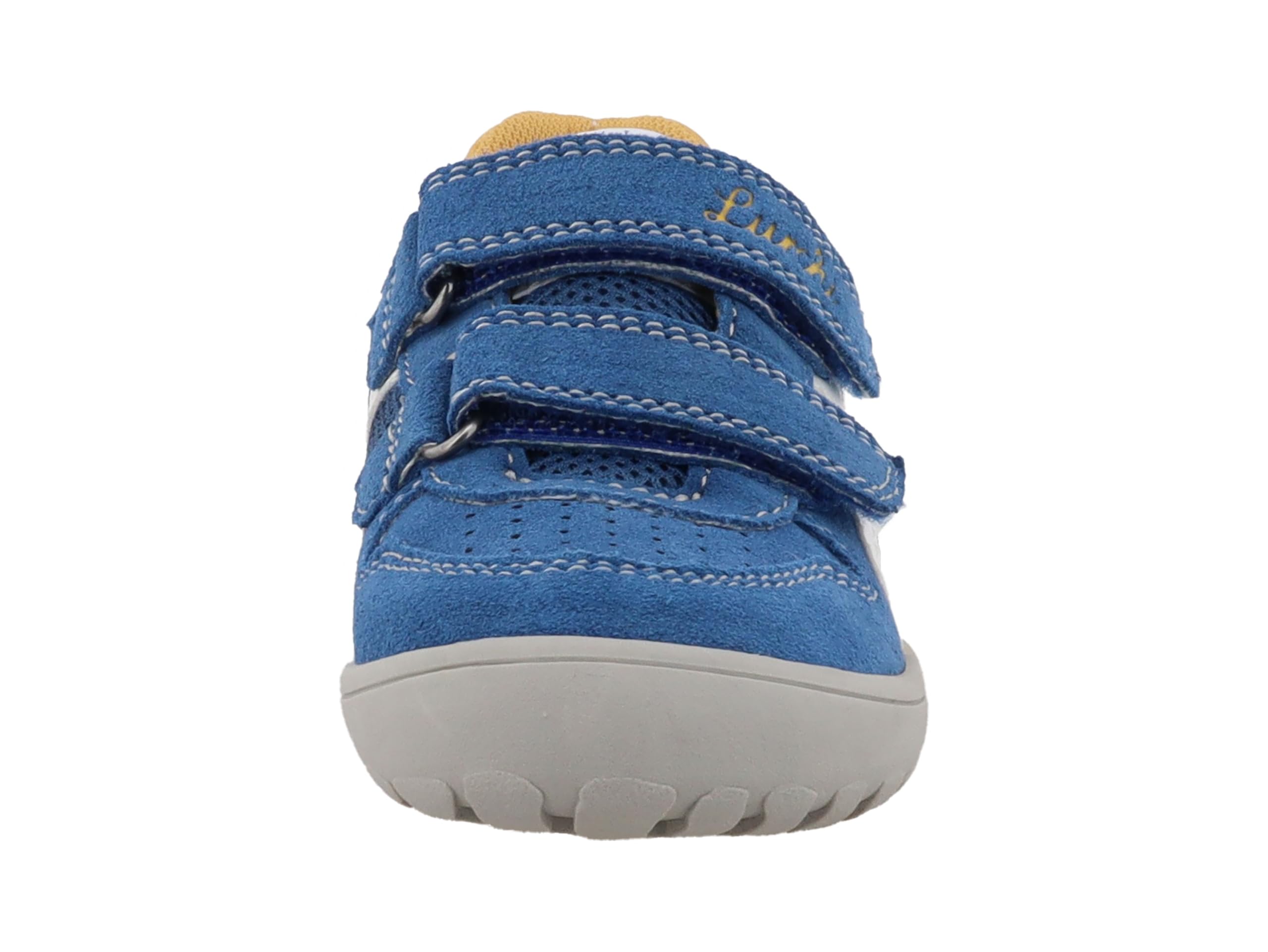 Lurchi Jamin Barefoot Dark Green/Yellow Suede grün