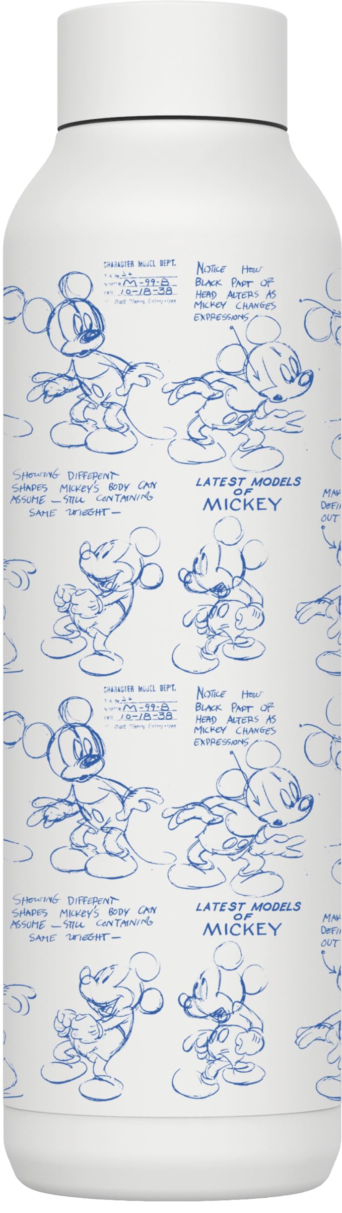 Quokka SOLID WHITE 630 ML MICKEY SKETCH