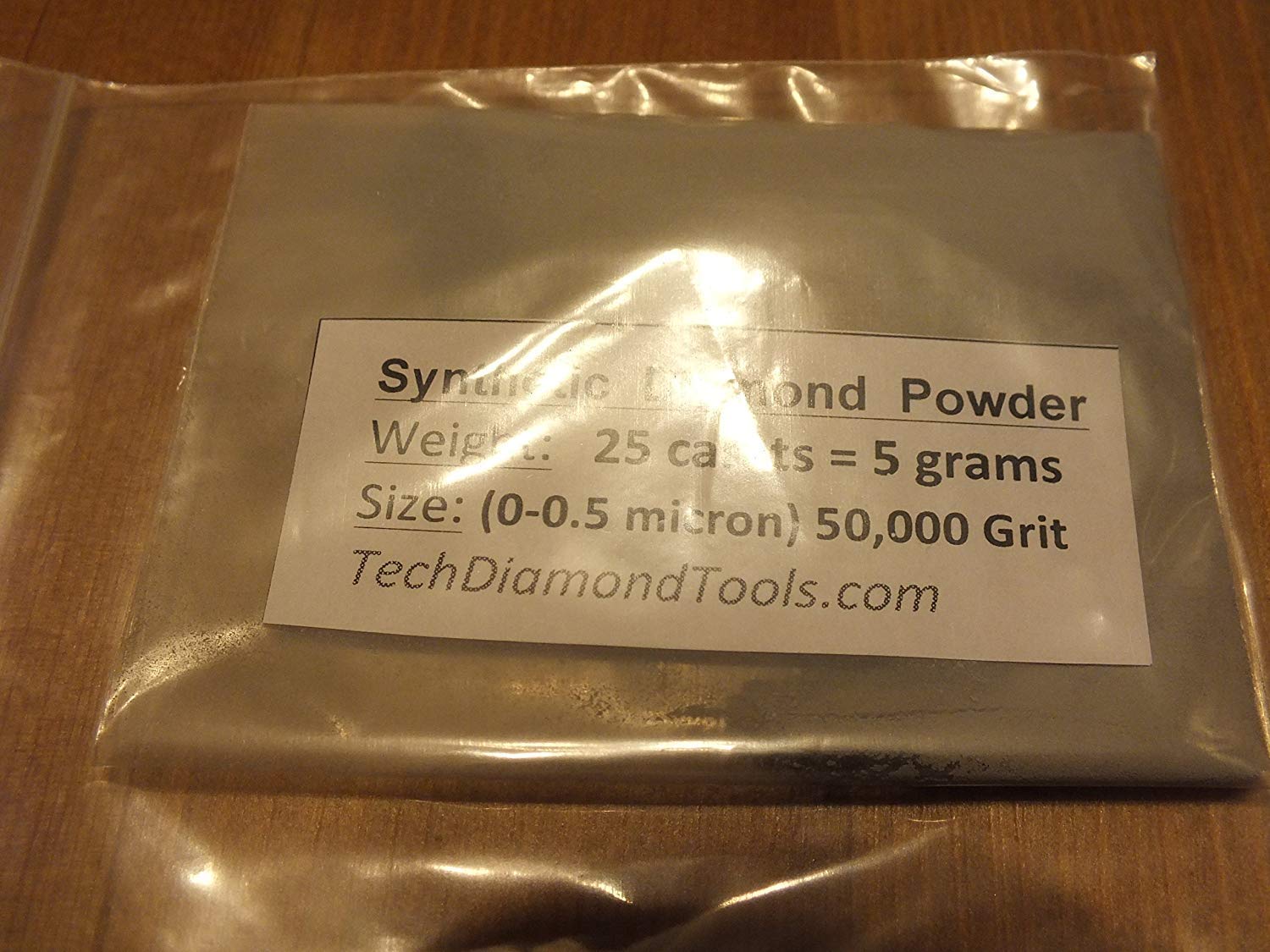 Diamantpulver mit Körnung 50.000, 0-0,5 Mikron, 50 Karat = 10 g