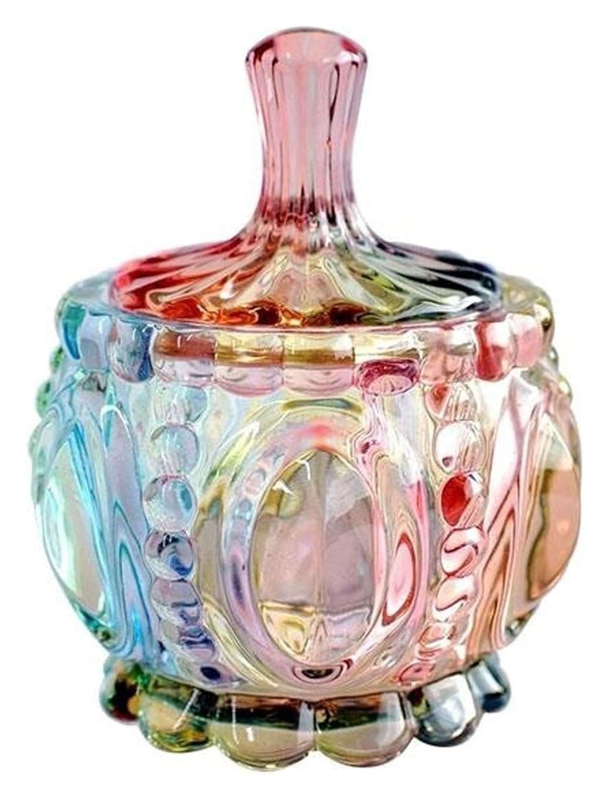 FGJsfhrDTU Glass Storage Jars, Candy Jar, Multifunctional Storage Pot For Jewelry Jam Snacks Cookies Oatmeal-D-ss(A)