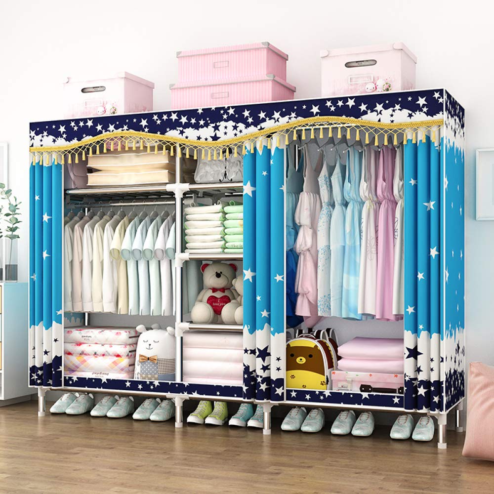 Armoire en tissu pliant contre le désordre : la solution dressing sans travaux