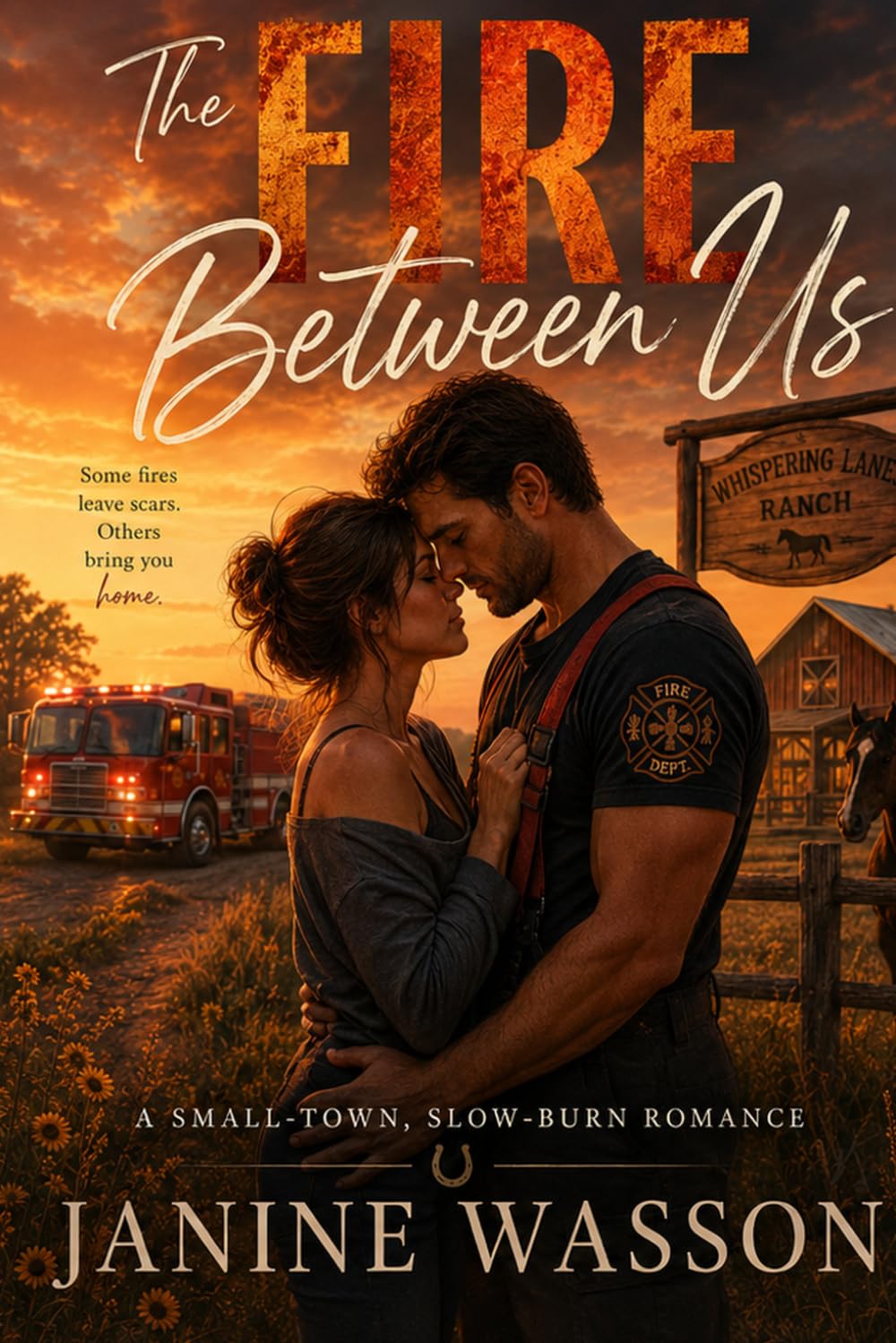 The Fire Between Us (Whispering Lanes)