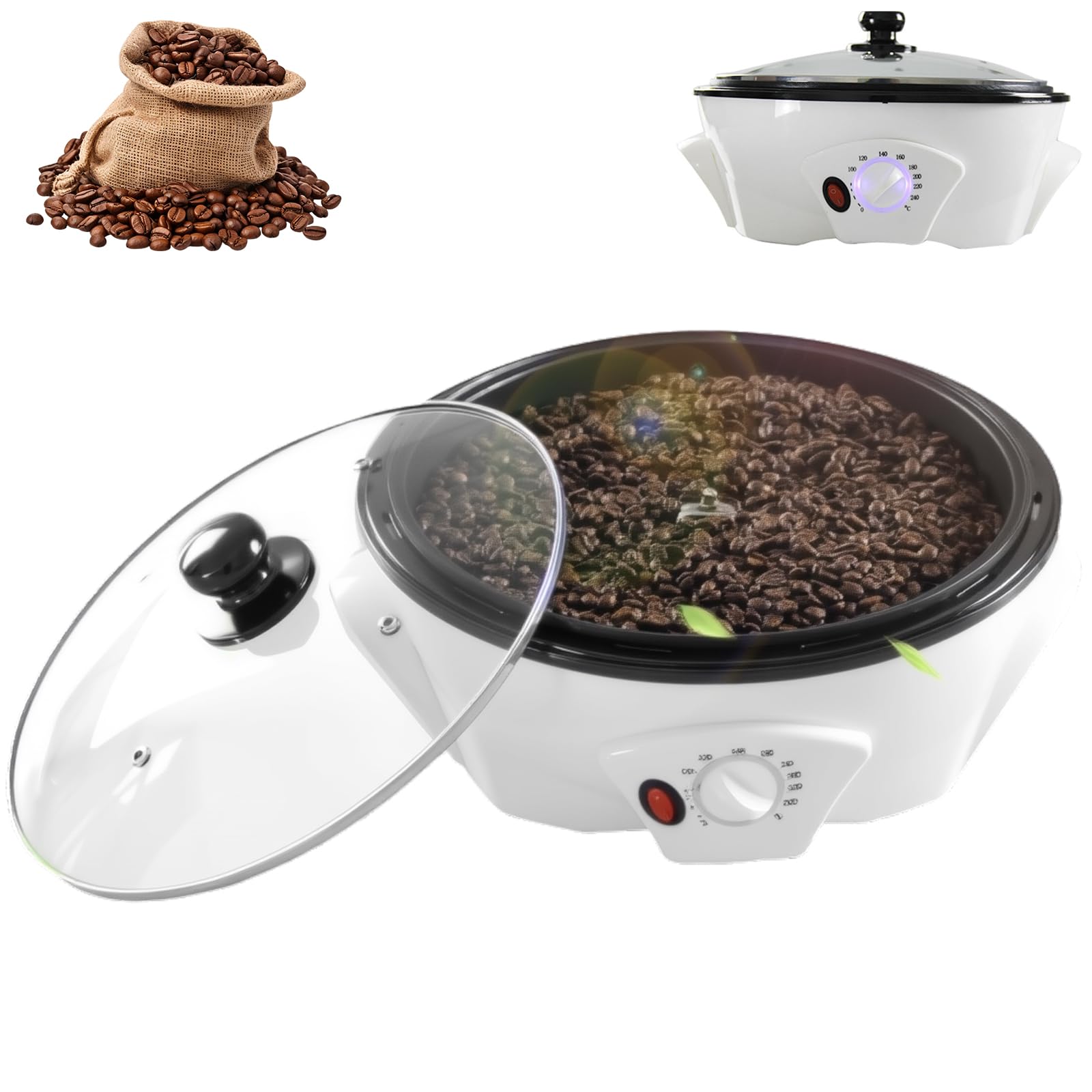 Machine automatique pour arachides et café : torréfacteur 800 g pour vos matins gourmands